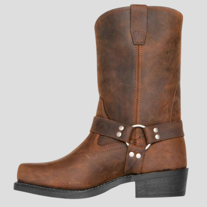 Cowboystövlar i vintagestil för män
