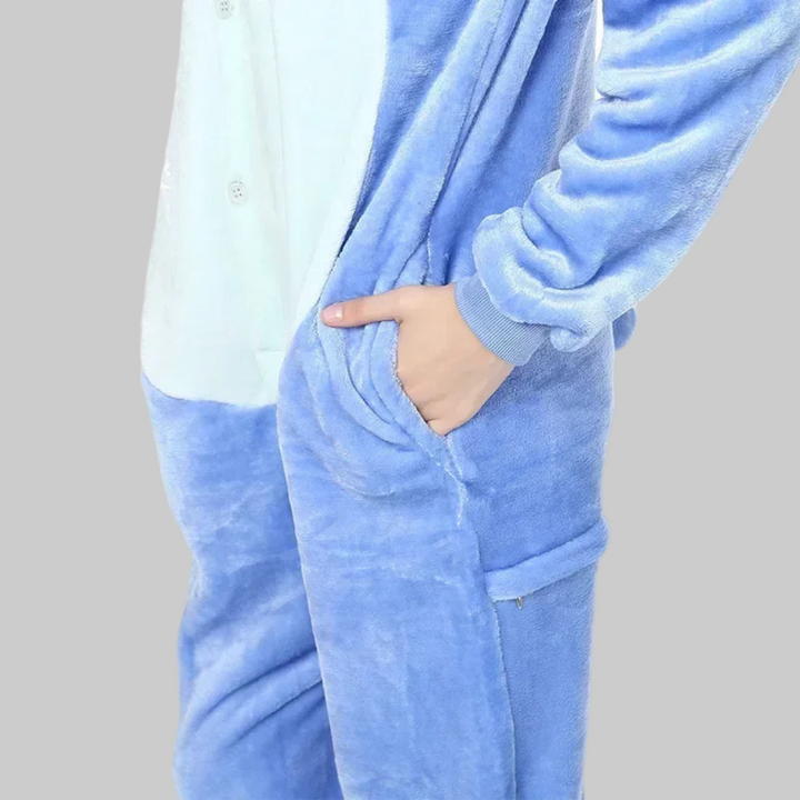 Barnens stickade onesie