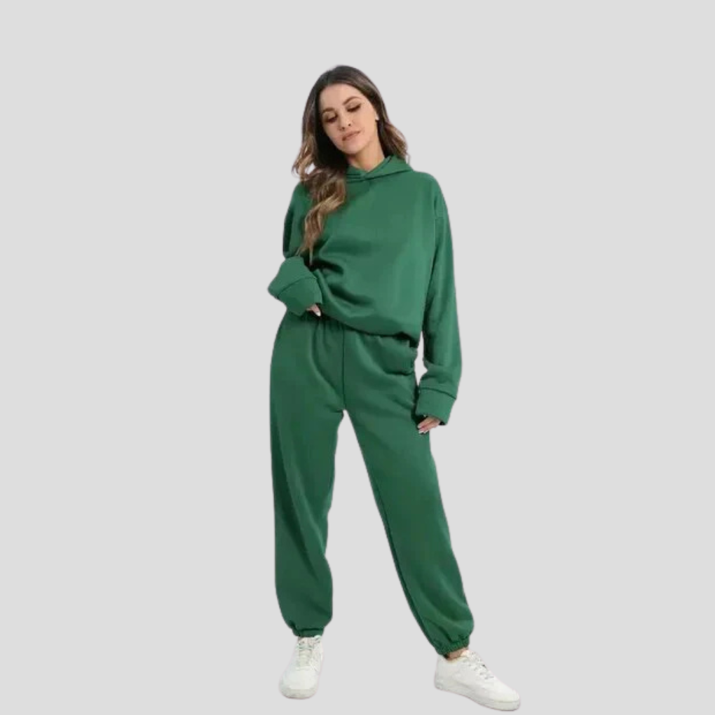 Joggedress med hettegenser og joggebukser