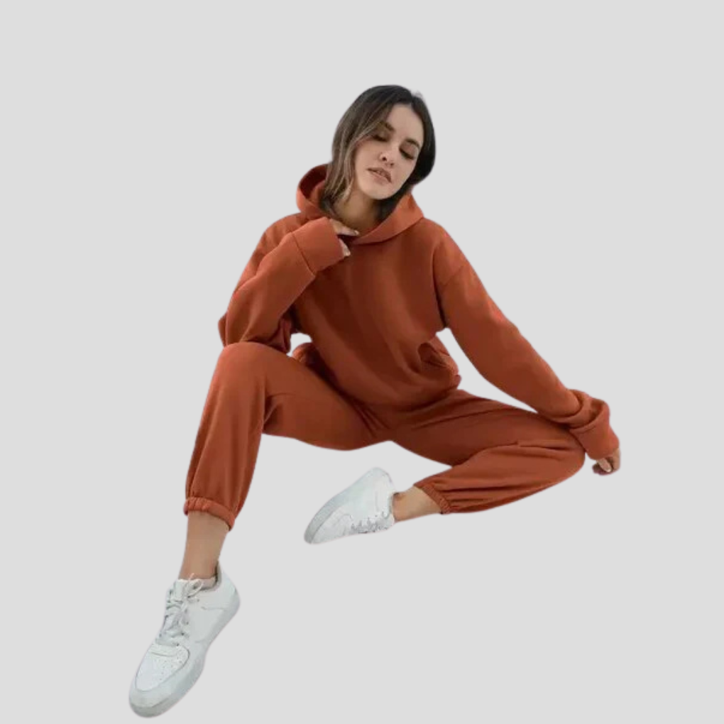 Joggedress med hettegenser og joggebukser