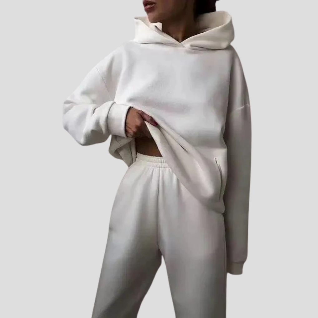 Joggedress med hettegenser og joggebukser