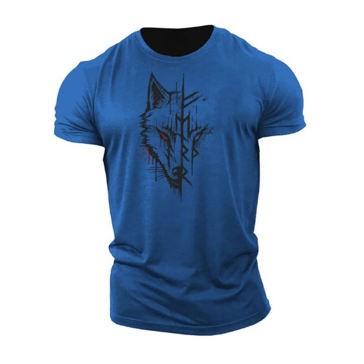 Herr-T-shirt med korta ärmar i mjukt tyg
