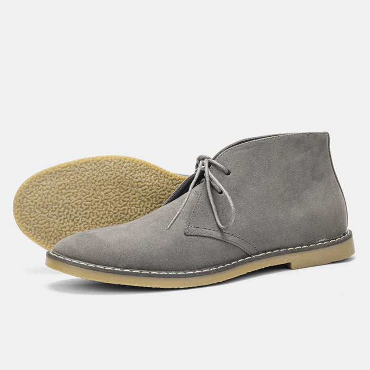 Klassiska desert boots för herr i vintagestil