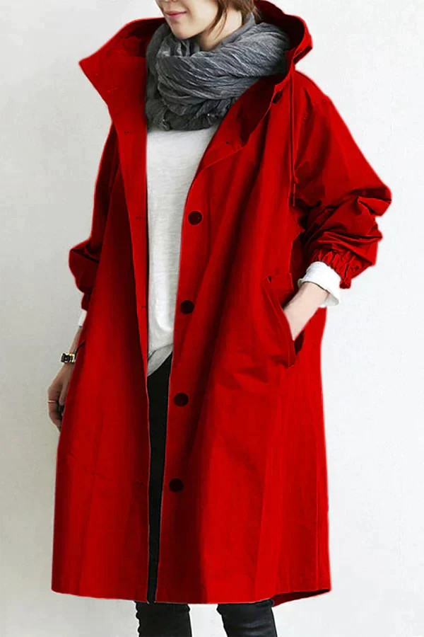 Maris Vandtæt Oversized Halvlængde Trenchcoat