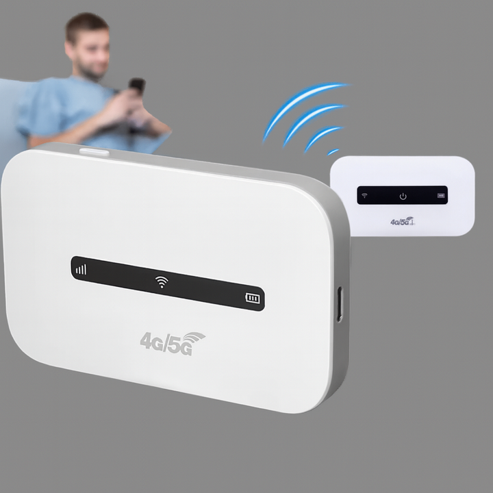 Bærbar Wi-Fi-router – internetadgang når du er på farten