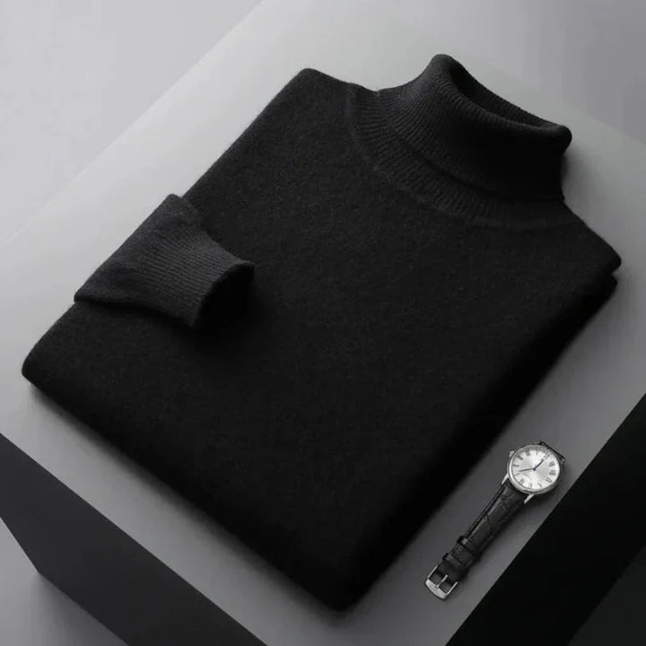 Herrtröja med polotröja – Elegant lager-på-lager-modell med raffinerad look