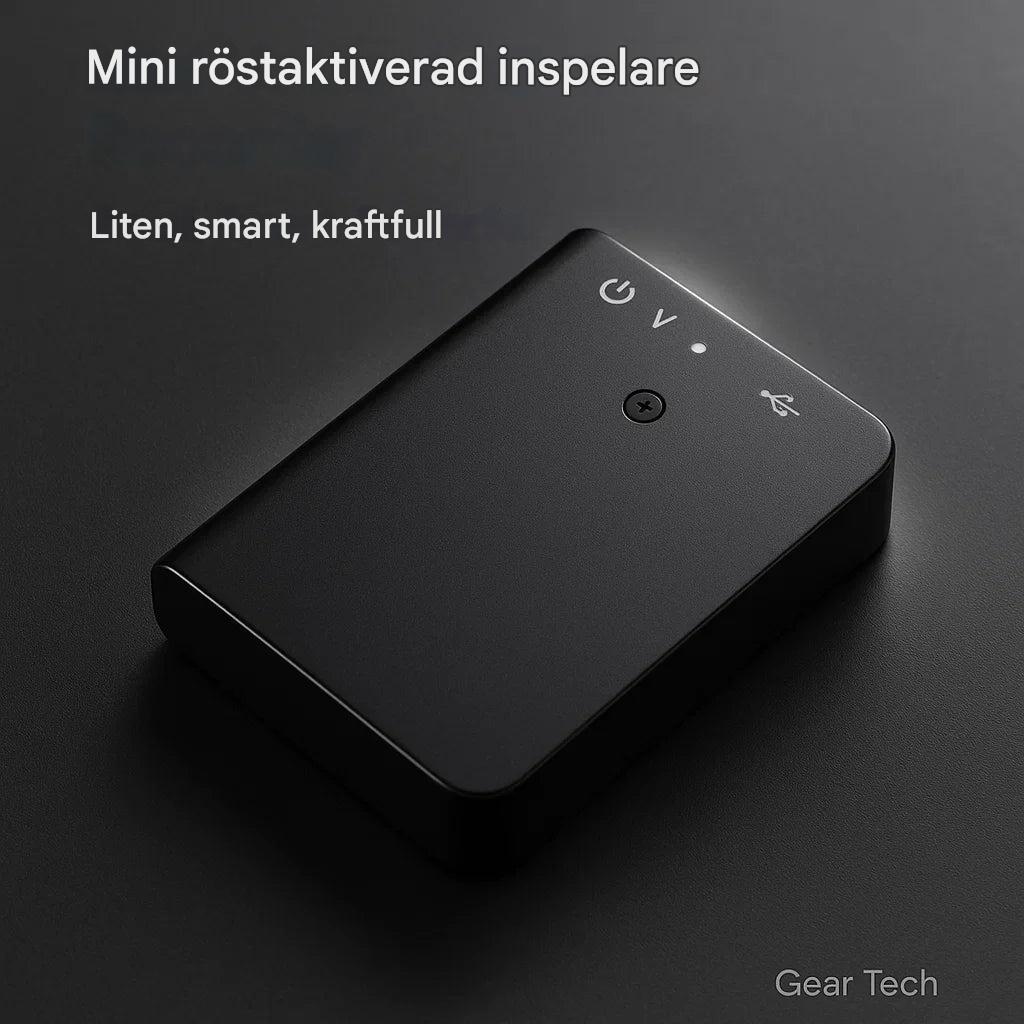Mini stemmeaktiveret optager