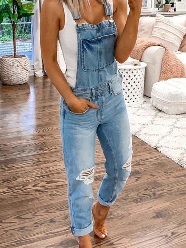 UrbanChic - Denim Jumpsuit till Dam