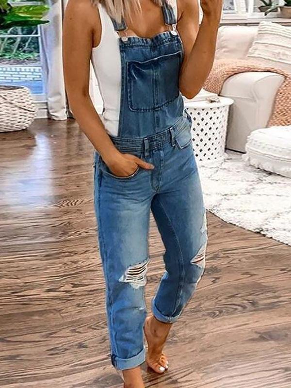 UrbanChic - Denim Jumpsuit till Dam