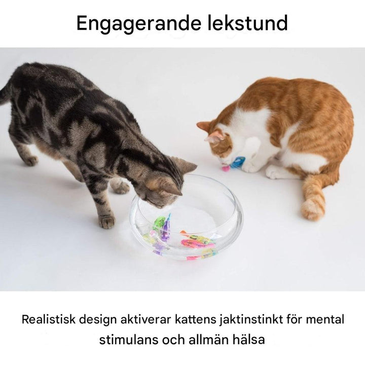 Interaktiivinen kissanlelu – realistinen uimaliike ja mukaansatempaava valo