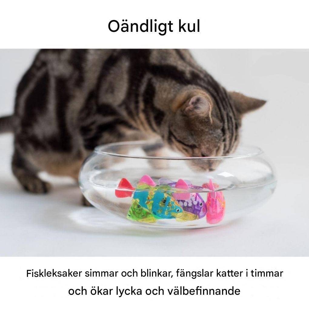 Interaktiivinen kissanlelu – realistinen uimaliike ja mukaansatempaava valo