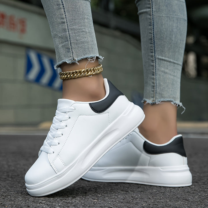 Orthosports – Vita Läder Sneakers för Damer