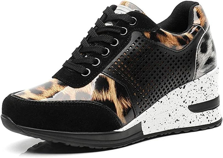 Forhøjede kilehæl sneakers til kvinder