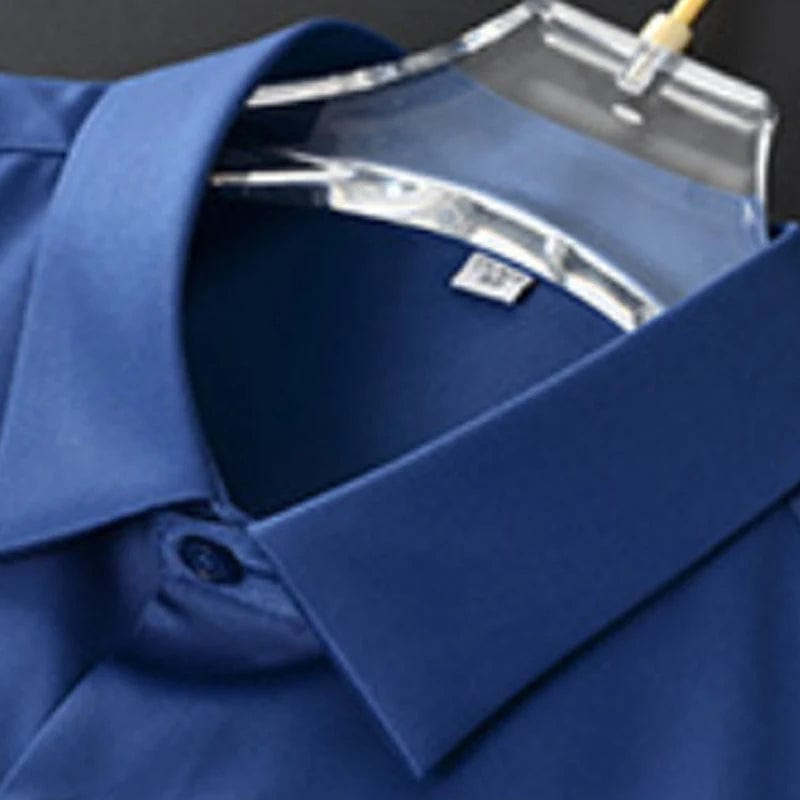 Stryge- og krølfri herreskjorte i moderne slim fit