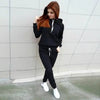 Zara - Mysigt chic 2-delat fleece träningsoverall set