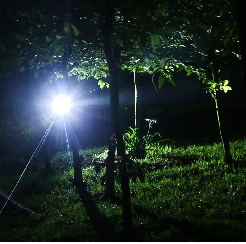 Genopladelig LED-pandelampe – langvarig, vandtæt og kraftig struktur