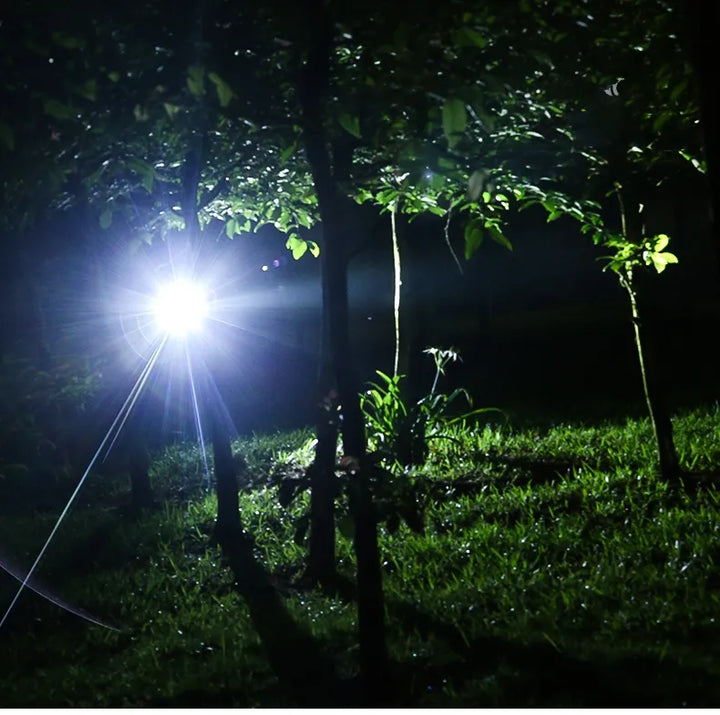 Genopladelig LED-pandelampe – langvarig, vandtæt og kraftig struktur
