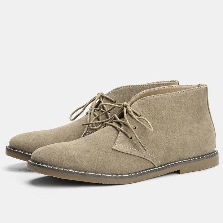 Klassiska desert boots för herr i vintagestil