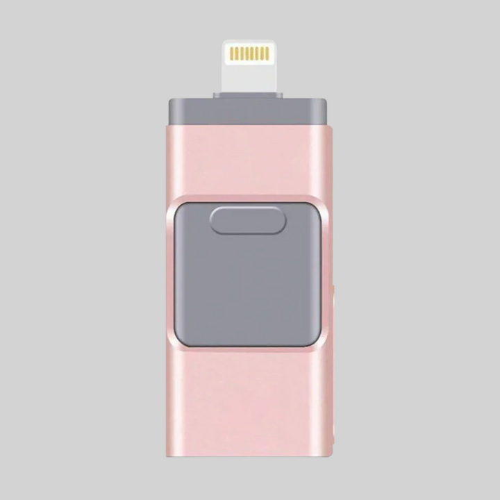 4-i-1 USB-minne – lagringsløsning med flere kontakter