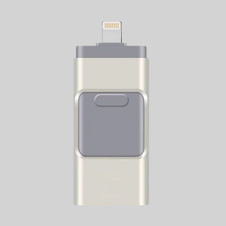 4-i-1 USB-minne – lagringsløsning med flere kontakter
