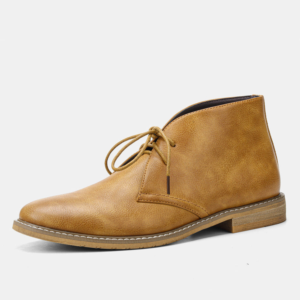 Klassiska desert boots för herr i vintagestil