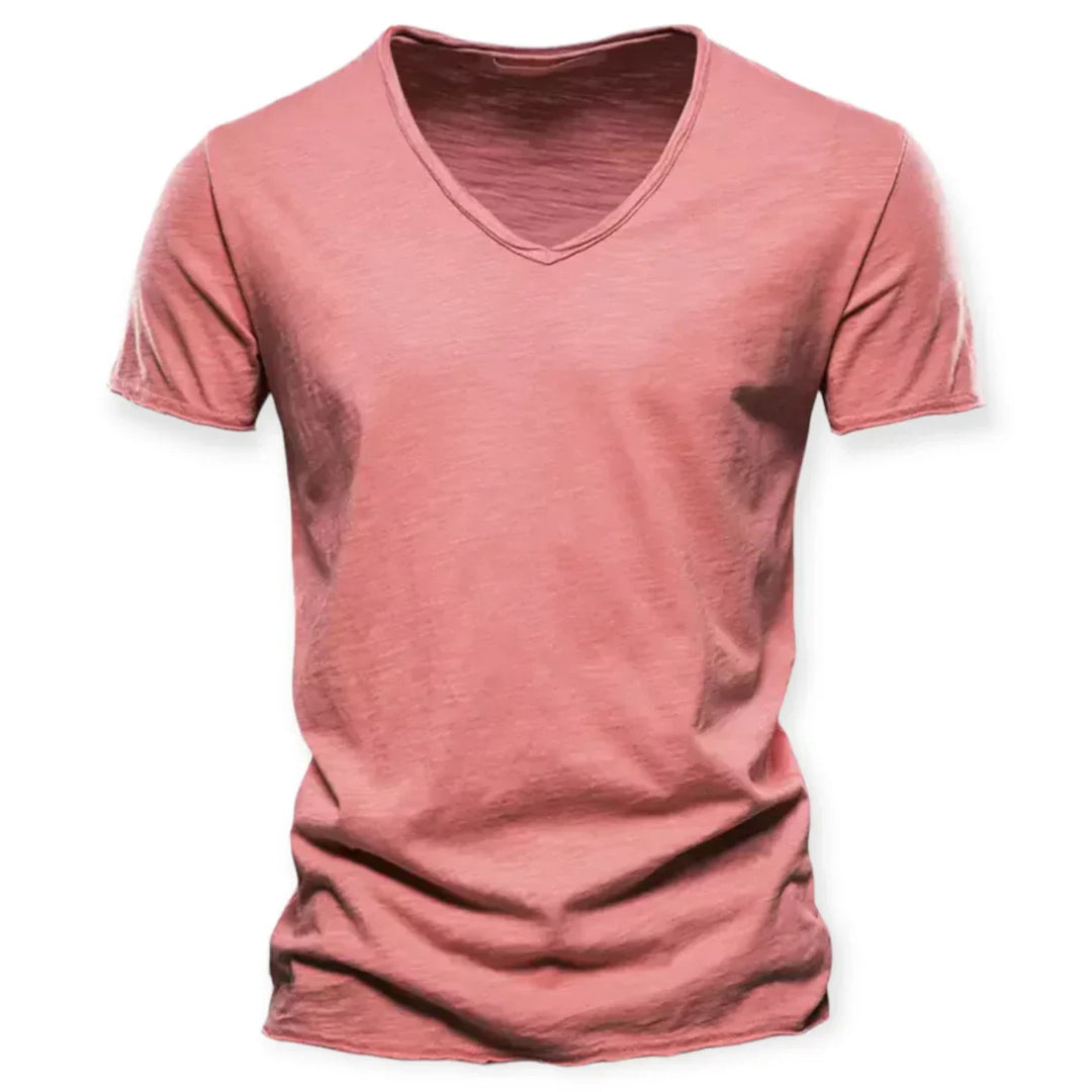 Mænds V-hals T-shirt