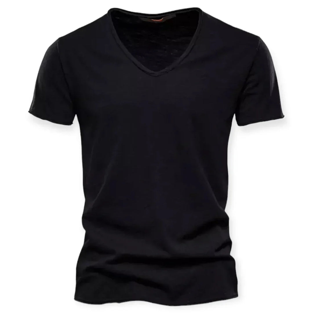 Mænds V-hals T-shirt