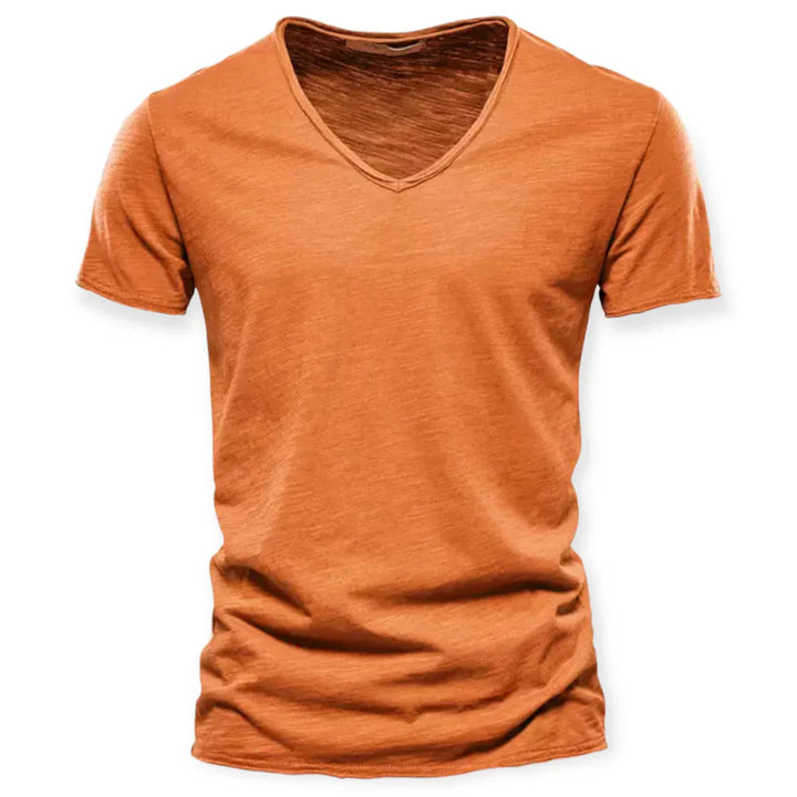 Mænds V-hals T-shirt