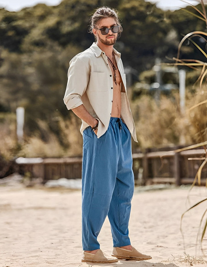 Löst sittande sommarbyxor för män - Troye
