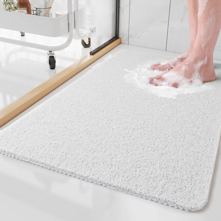 Halkfri PVC-badmatta med mjuk fotmassageyta
