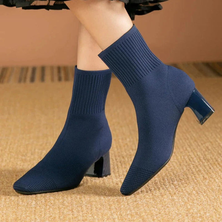 Modern Comfort Edge stickade sockstövlar för kvinnor