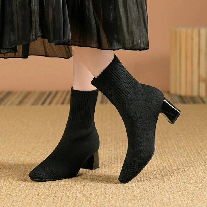 Modern Comfort Edge stickade sockstövlar för kvinnor