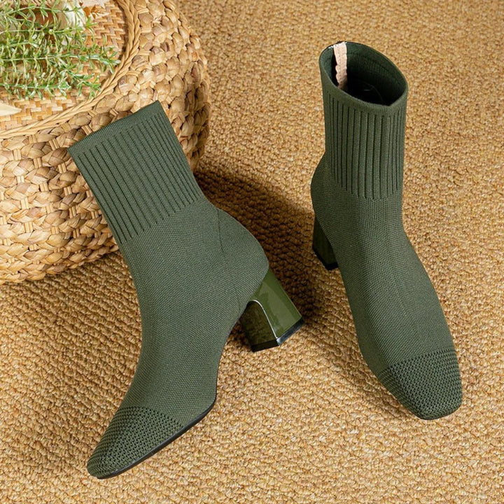 Modern Comfort Edge stickade sockstövlar för kvinnor