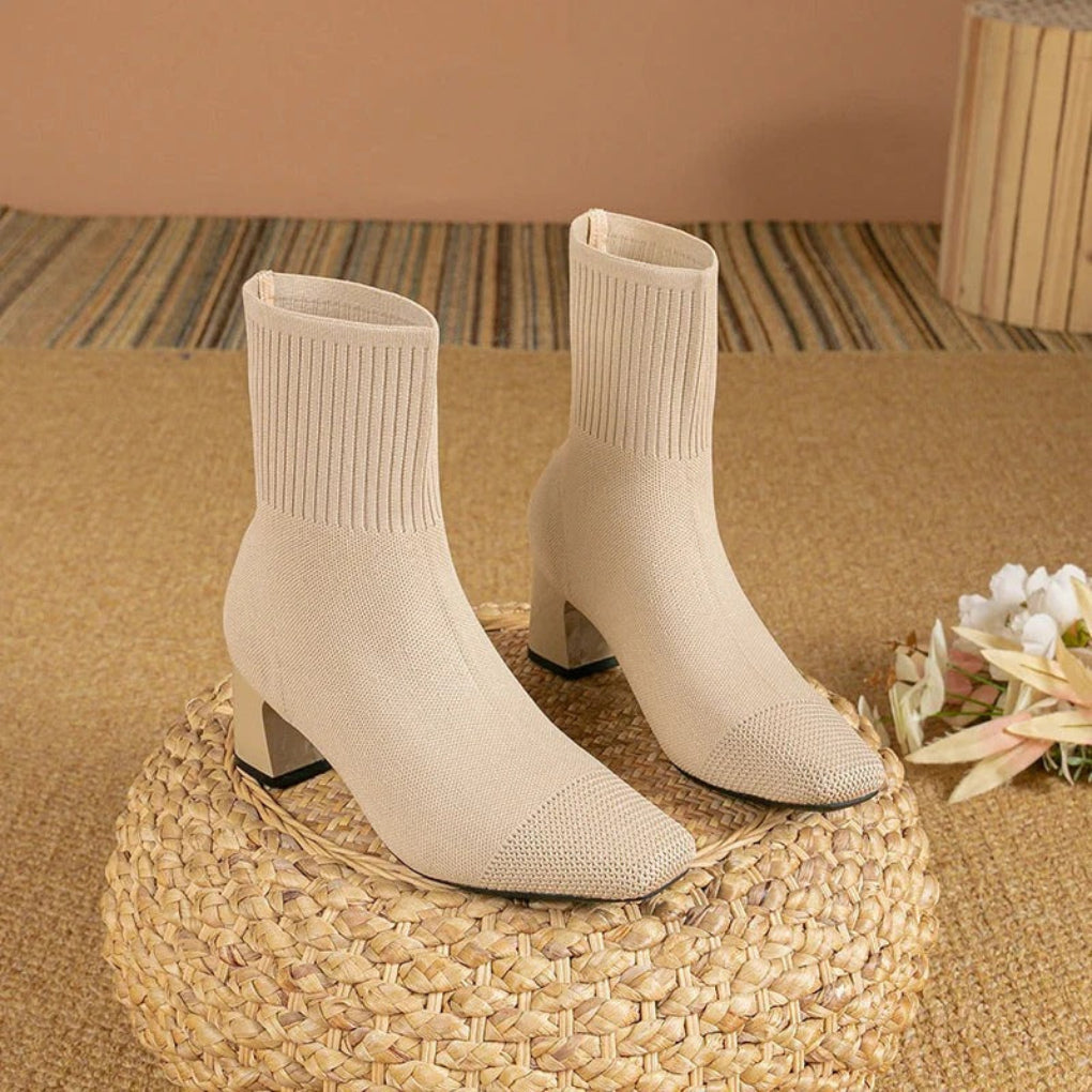 Modern Comfort Edge stickade sockstövlar för kvinnor