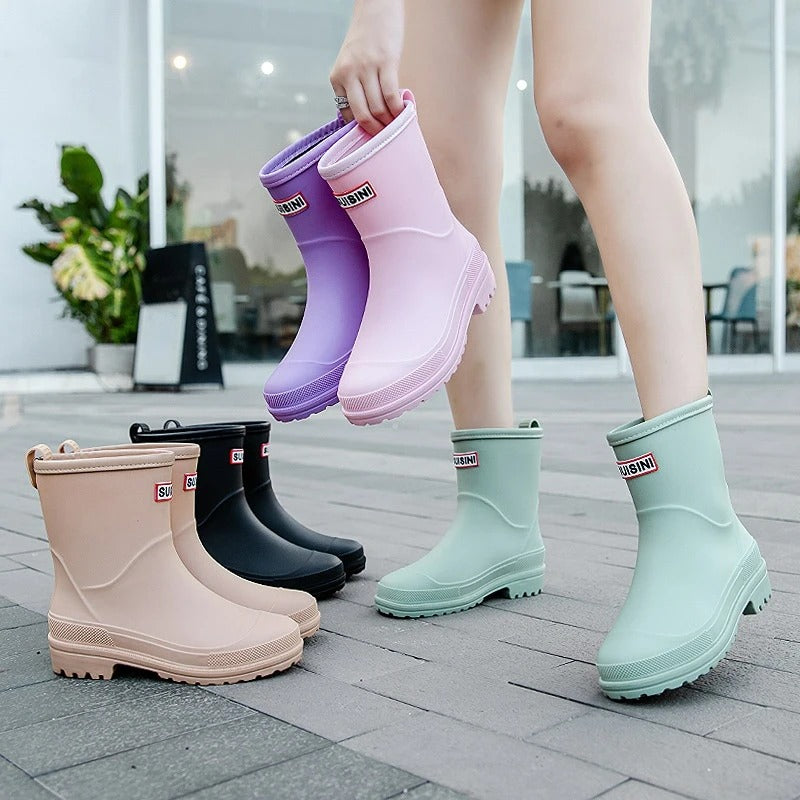 Trendy regnstövlar för damer – håll dina fötter torra med stil