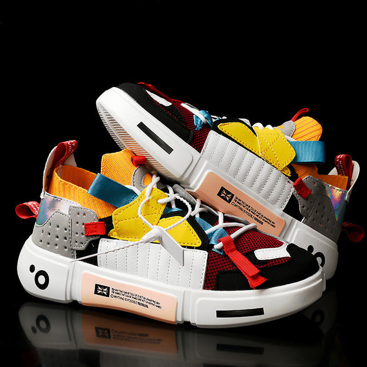 Sneakers i mesh med god pusteevne for menn