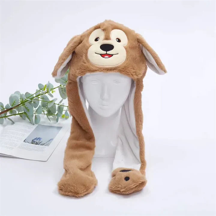 Bounce Bunny - sød hue med bevægelige ører til sjov og varme