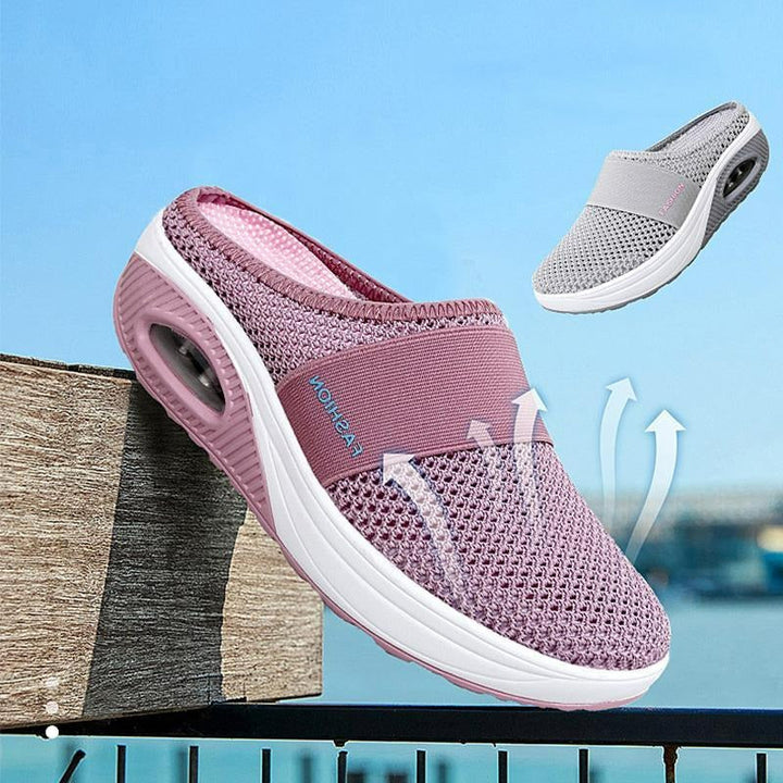 Ortopediset slip-on-kengät naisille ilmatyynyllä