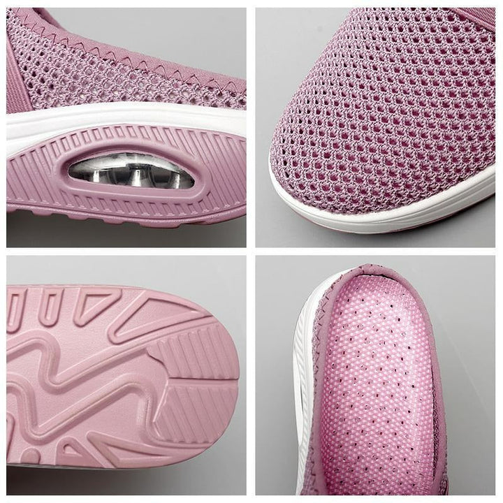 Ortopediset slip-on-kengät naisille ilmatyynyllä