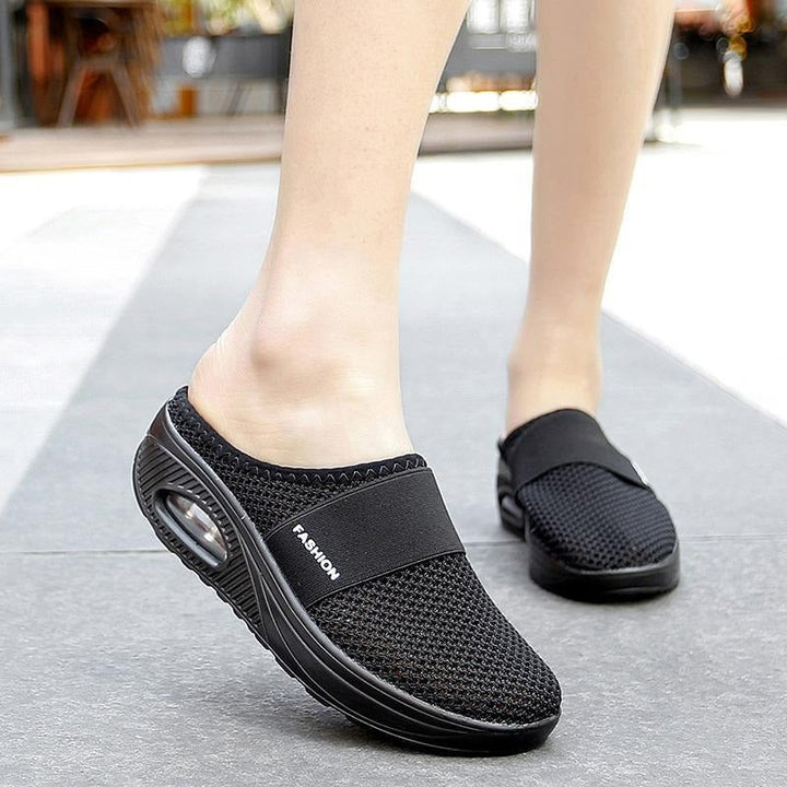 Ortopediset slip-on-kengät naisille ilmatyynyllä