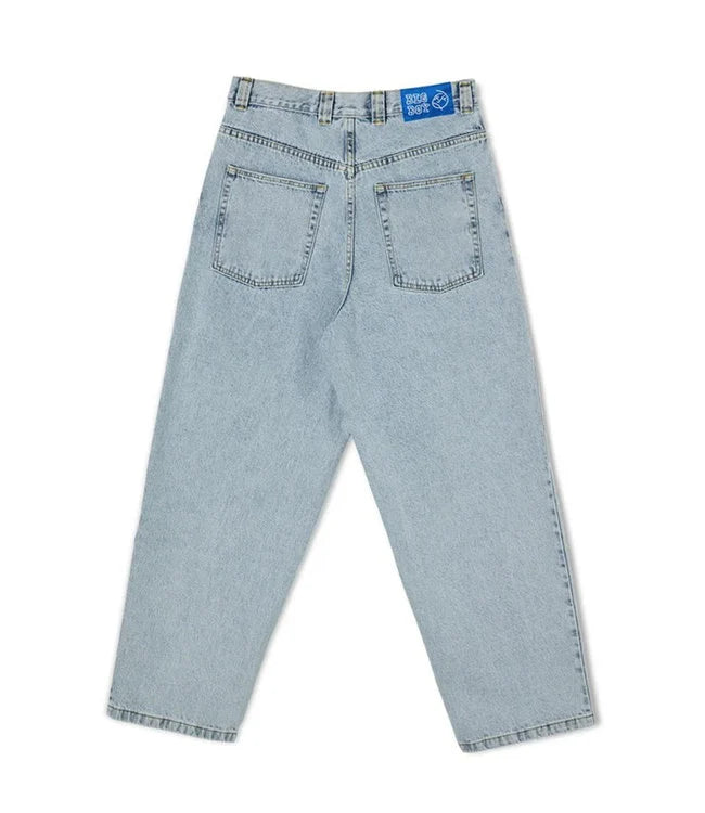 Oversized baggy jeans med skaterstil för män