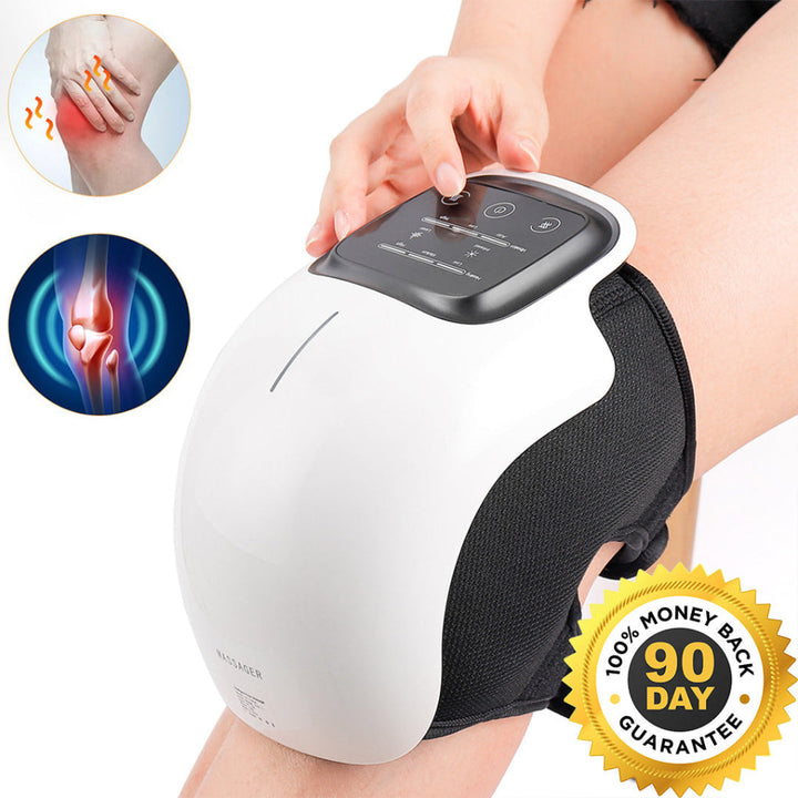 Knä-massager med värmeterapi