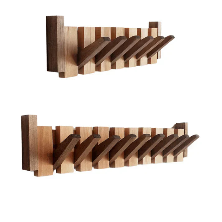 Pianoinspirerad Väggmonterad Klädhängare i Trä