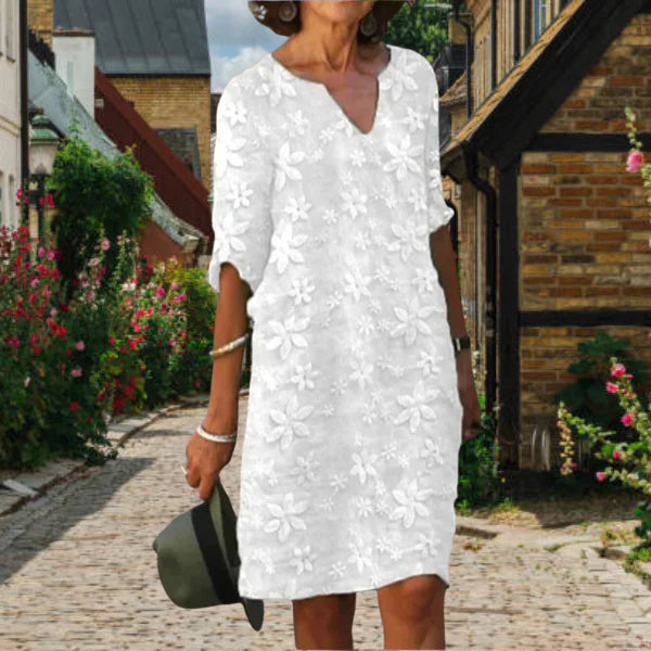 Elegant sommarklänning i maxi-längd för kvinnor