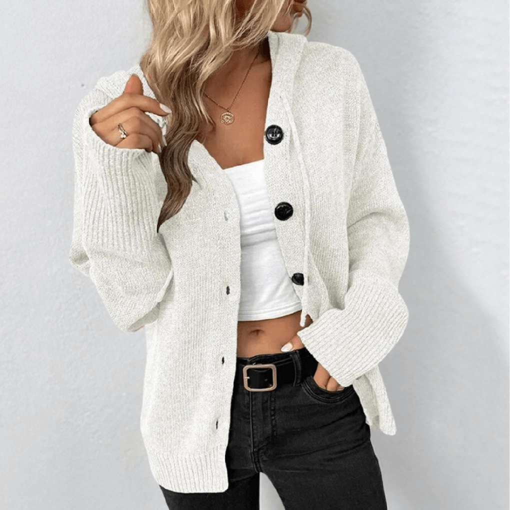 Strikket cardigan for kvinner