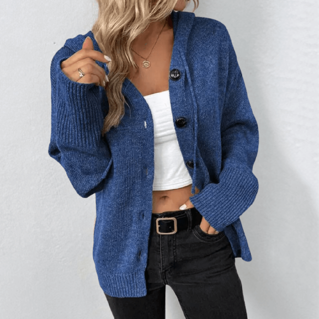 Strikket cardigan for kvinner