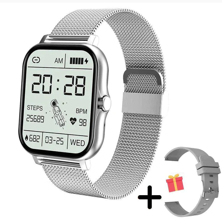 Elegant smartklokke med helsesporing for damer
