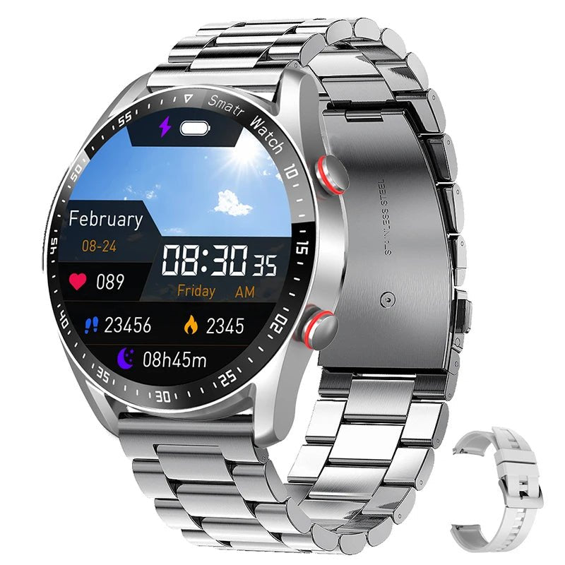 Smartwatch med glukosemåler og sundhedsovervågning