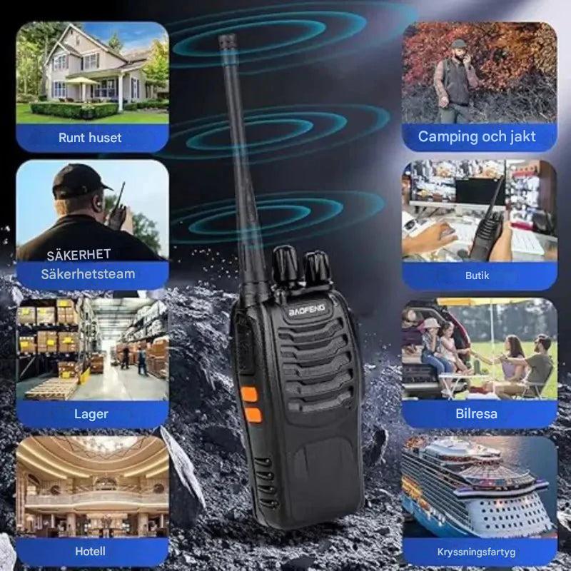 Uppladdningsbar USB-walkie-talkie
