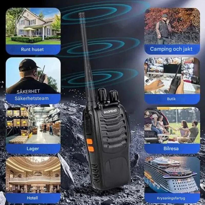 Uppladdningsbar USB-walkie-talkie